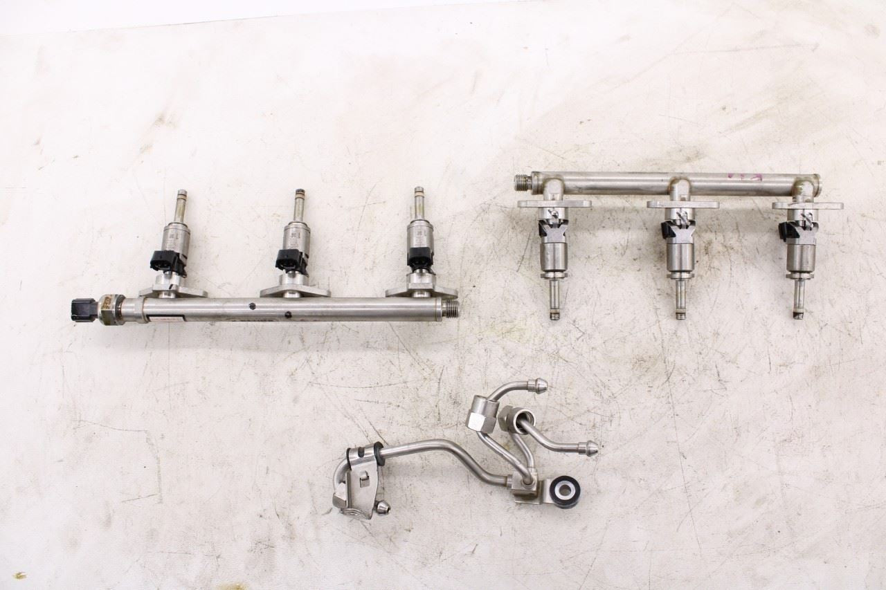 15-20 Acura TLX Tech 3.5L Fuel Injector Rail Ramp Front Rear w/ Fuel Joint Pipe4