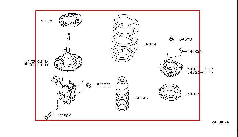 2015-2019 Nissan Sentra SV 1.8L FWD Front Left Driver Side Shock Strut Absorber1