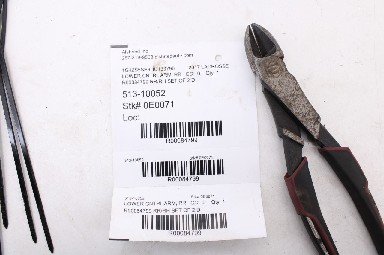 2017-19 Buick LaCrosse Premium AWD Rear Right Lower Control Arm 22985456 *ReaD* - Alshned Auto Parts