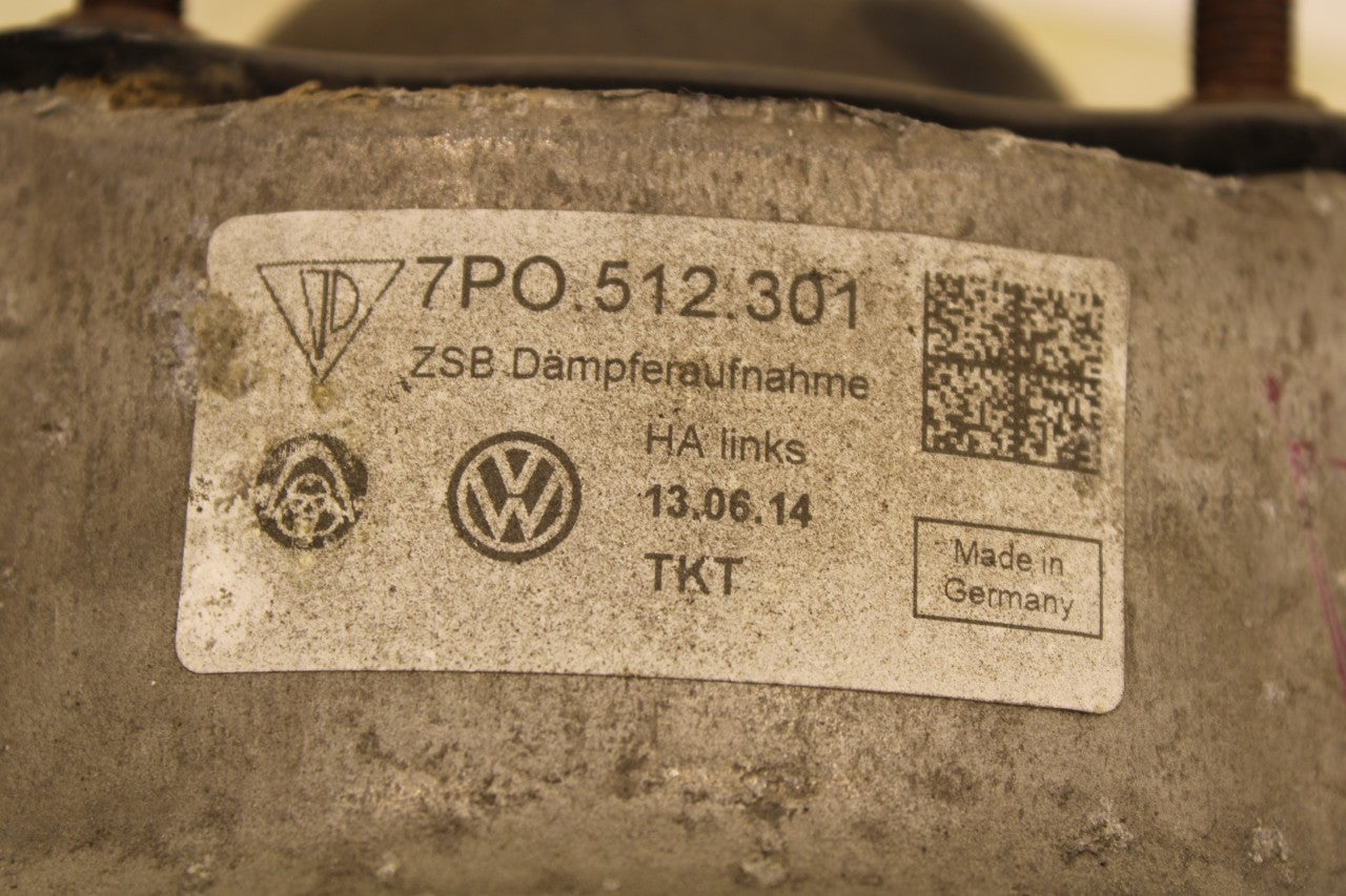 11-18 Porsche Cayenne Platinum AWD Rear Suspension LH Side Shock Strut Absorber - Alshned Auto Parts