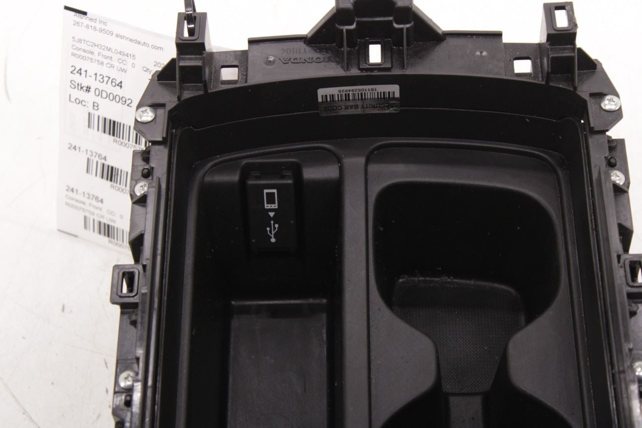 2019-2021 Acura RDX SH-AWD Center Console Storage Tray w/ Cup Holder *ReaD* - Alshned Auto Parts