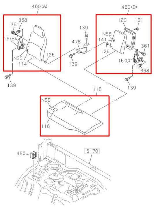 2012-20 Isuzu NPR HD 6.0L Front Passenger Right Side Seat Complete 8-97421-284-0 - Alshned Auto Parts