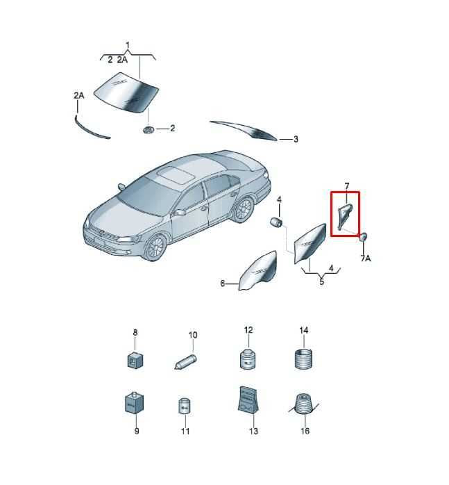 2011-2018 Volkswagen Jetta Sport Rear Right Side Door Window Fixed Vent Glass1