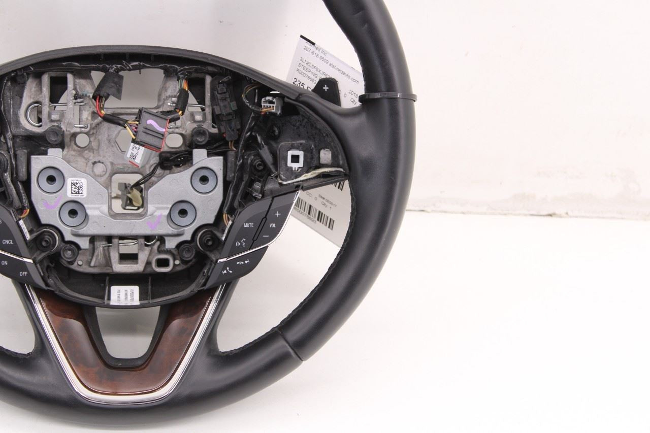 2015-2020 Lincoln MKZ Reserve 2.0L Steering Wheel Leather Wood FP53-3F563-UC OEM - Alshned Auto Parts