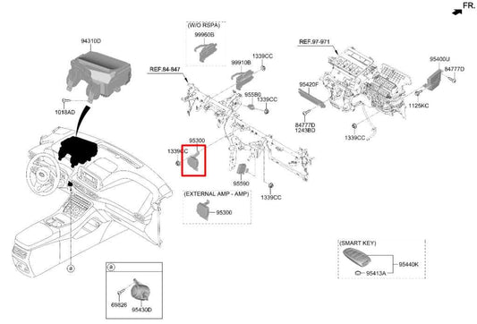 2021-2023 Hyundai Santa Fe SEL 2.5L AWD L.D.C. Power Converter Inverter Module - Alshned Auto Parts