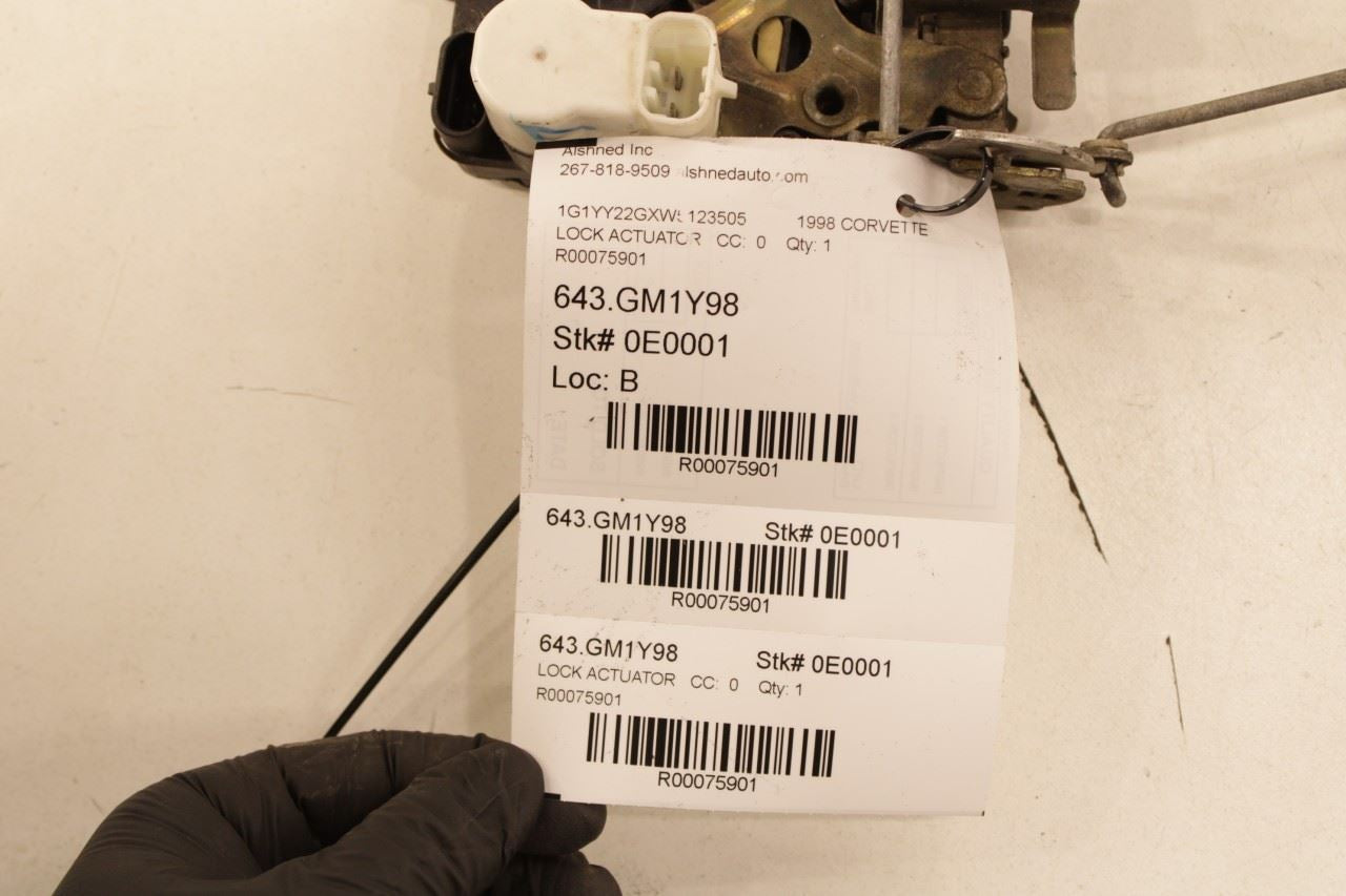 1997-2004 Chevrolet Corvette Front Left Driver Side Door Lock Latch Actuator - Alshned Auto Parts