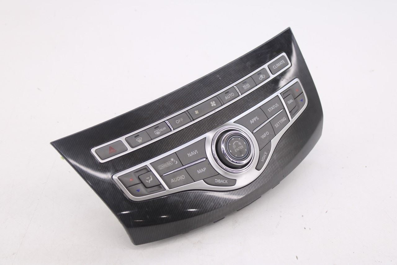 2016-2019 Infiniti QX60 Radio Navigation and Temperature Climate Control Panel11