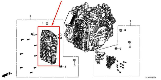 15-20 Acura TLX Tech 3.5L Automatic Transmission Oil Pan 062215J4000 OEM *ReaD* - Alshned Auto Parts