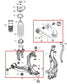 2011-2015 Dodge Durango SXT AWD Front Right Side Lower and Upper Control Arm Set1