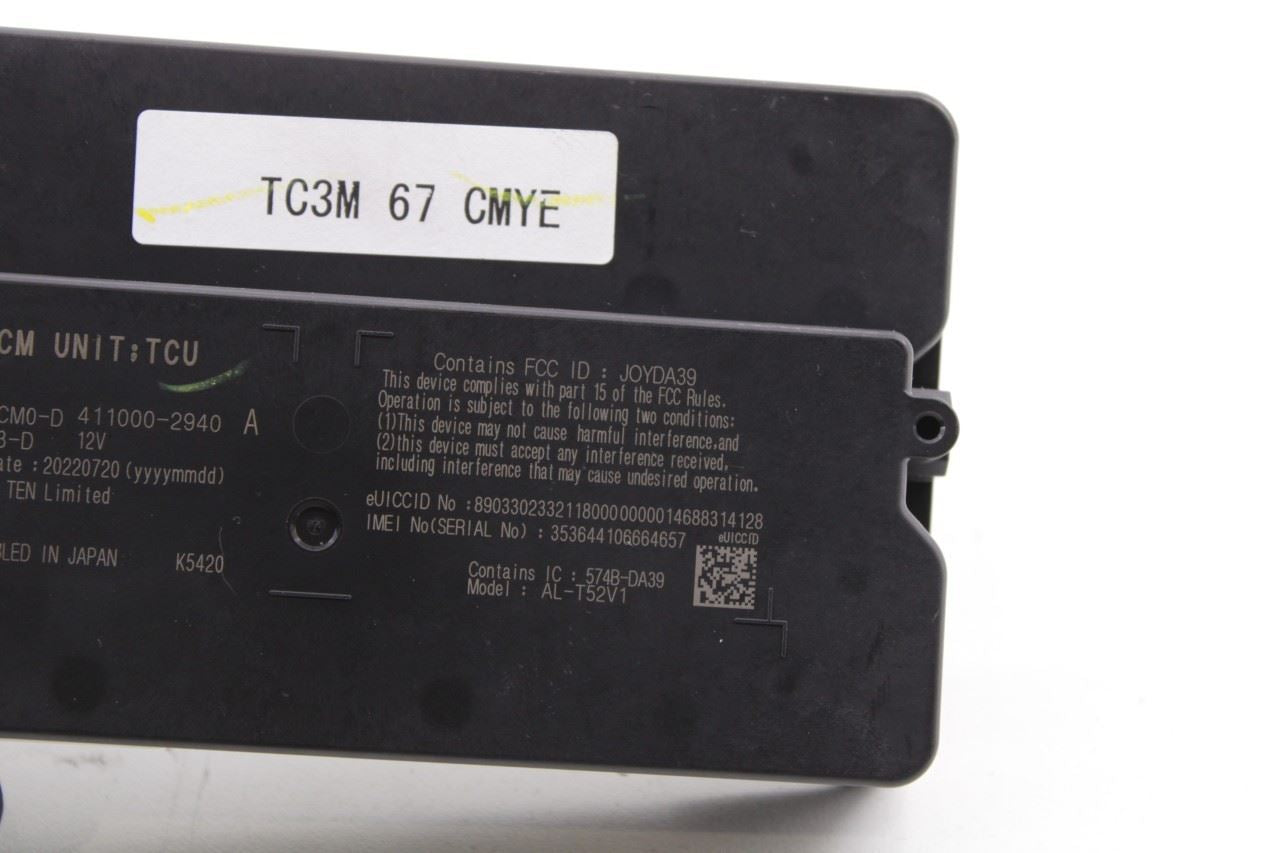 2019-2023 Mazda CX-9 Grand Touring Data Telematics Communication Control Module - Alshned Auto Parts