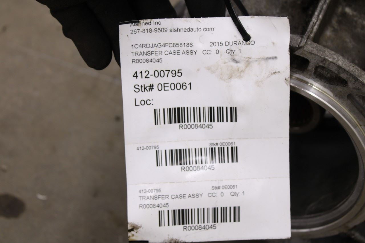 2014-2026 Dodge Durango SXT 3.6L AWD Single Speed Transfer Case 52123725AA OEM - Alshned Auto Parts