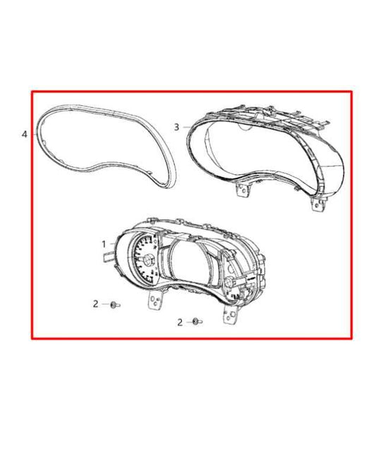 2017 Jeep Grand Cherokee Overland Speed Gauge Instrument Cluster 116K Mileage - Alshned Auto Parts