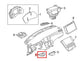 19-25 Infiniti QX50 Luxe 2.0L Front Left Side Dashboard Headlight Control Switch - Alshned Auto Parts