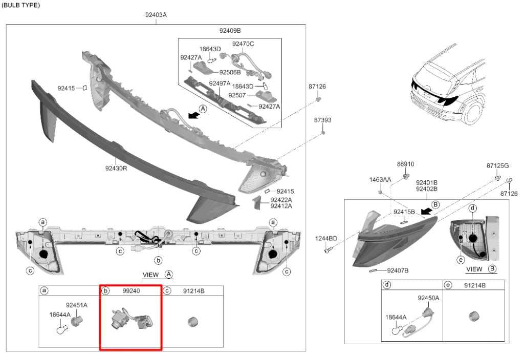 22-23 Hyundai Tucson SEL 2.5L Rear Liftgate Parking Assist Backup Camera *ReaD* - Alshned Auto Parts