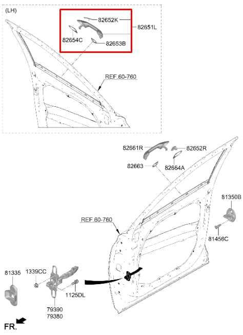 20-22 Hyundai Palisade Limited 3.8L Front Driver Left Side Door Exterior Handle1