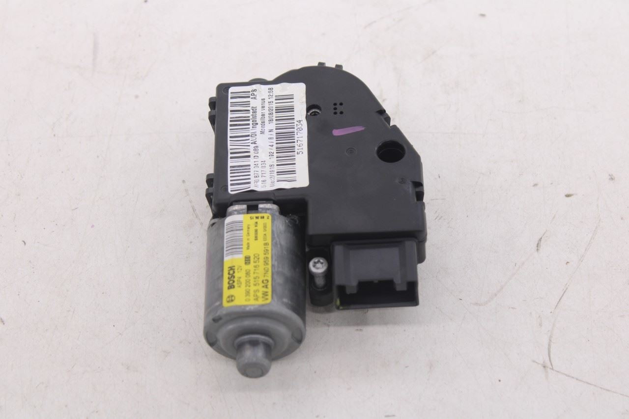 09-17 Audi Q5 Premium Roof Power Sliding Glass Sunroof Motor Set of 2 7N0959591B6