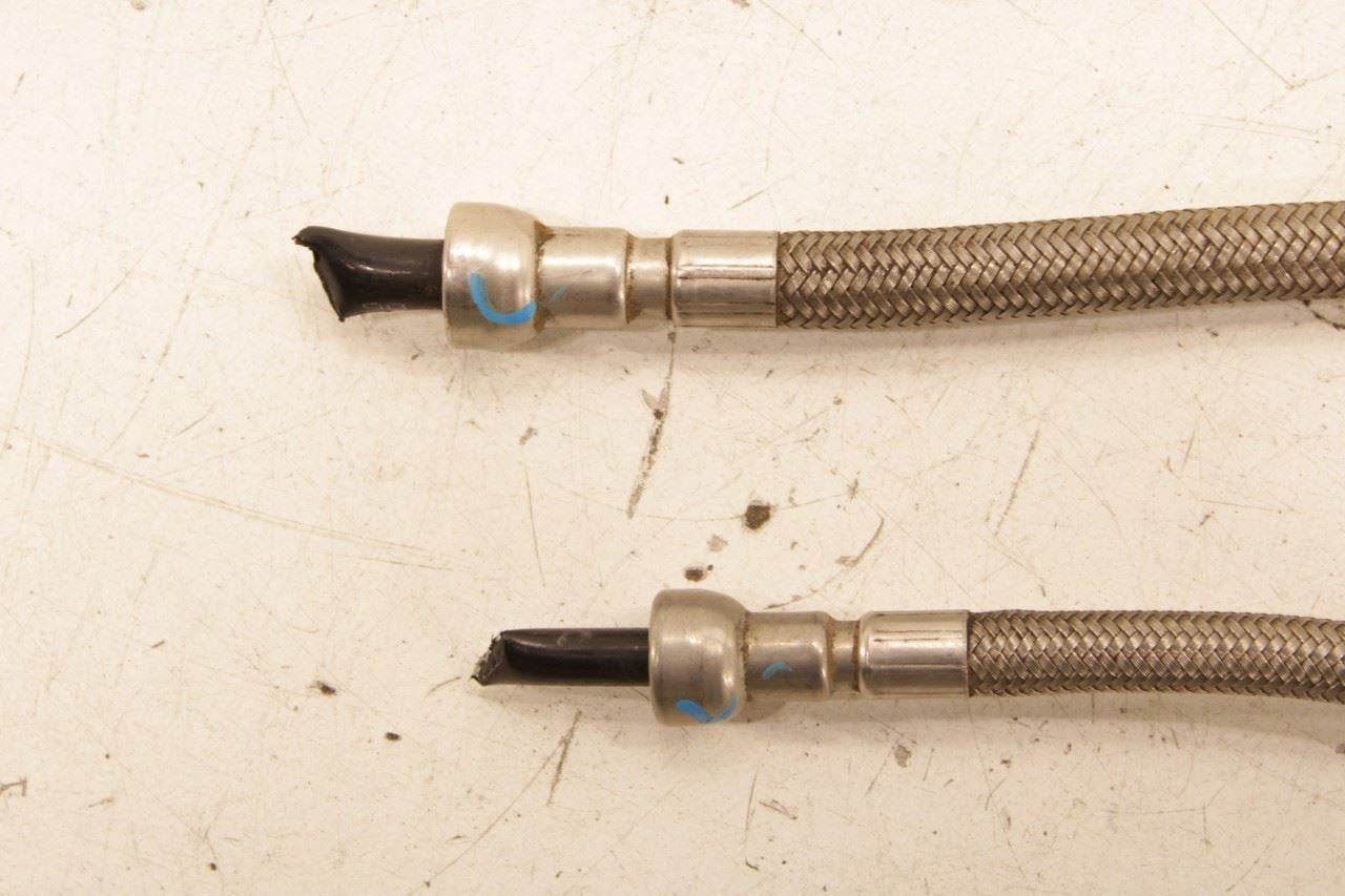 1997-1998 Chevrolet Corvette 5.7L Front Fuel Feed Jumper Hose Line Stainless Set - Alshned Auto Parts