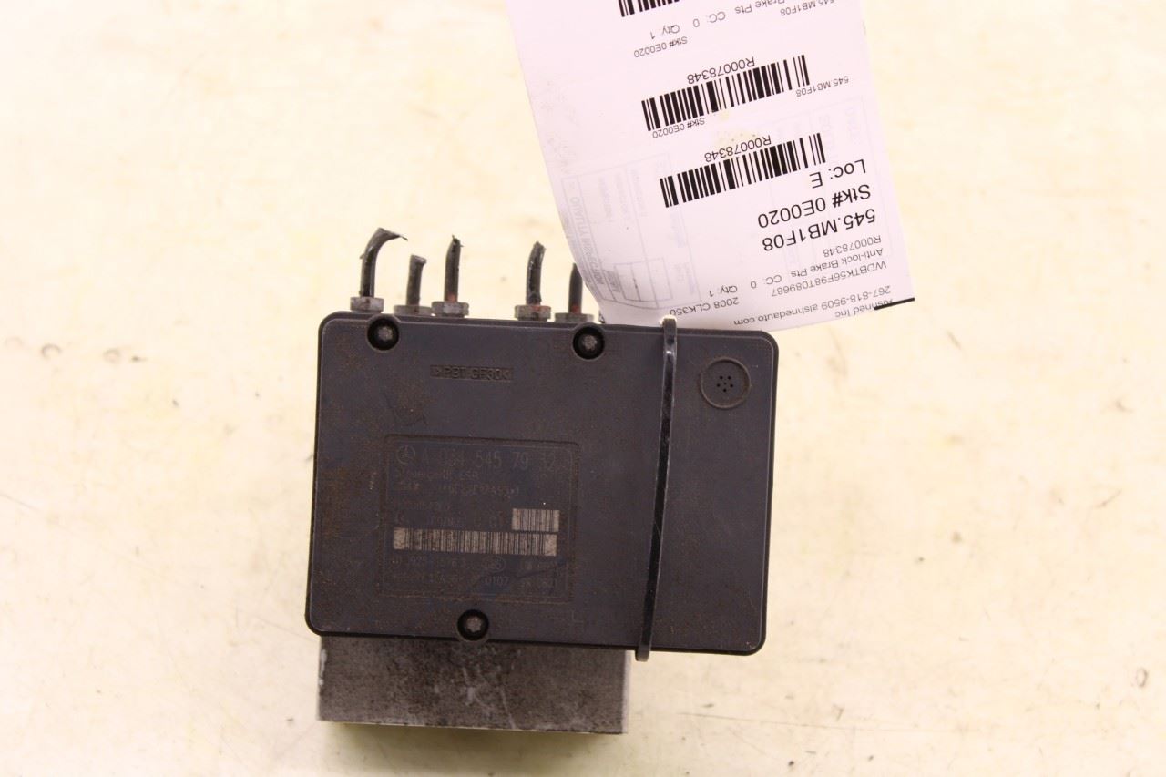 2006-2009 Mercedes-Benz CLK 350 3.5L ABS Anti Lock Brake Pump Control Module OEM - Alshned Auto Parts