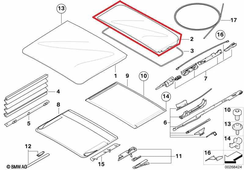 2007-2013 BMW X5 xDrive35i Roof Window Rear Sunroof Panel Fixed Glass 7160018 - Alshned Auto Parts