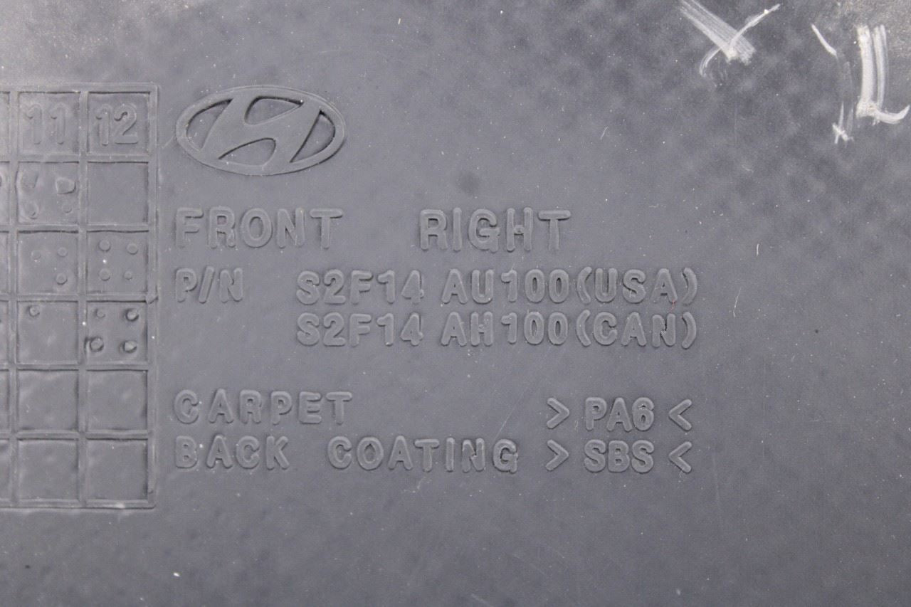 2021-23 Hyundai Santa Fe SEL Front Rear RH and LH Interior Carpet Floor Mats Set6