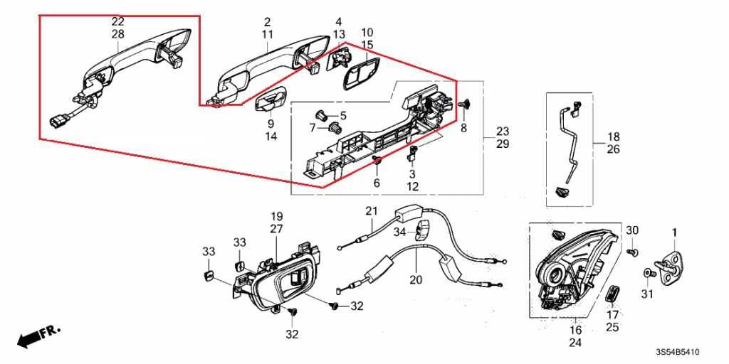 23-26 Acura Integra A-Spec Rear Right Side Door Exterior Handle 72641-3S5-A11ZB - Alshned Auto Parts