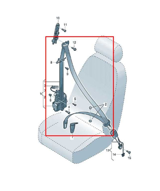 12-18 Audi A7 Premium Front Driver LH Side Seat Belt Retractor 4G8-857-705-H-V04 - Alshned Auto Parts