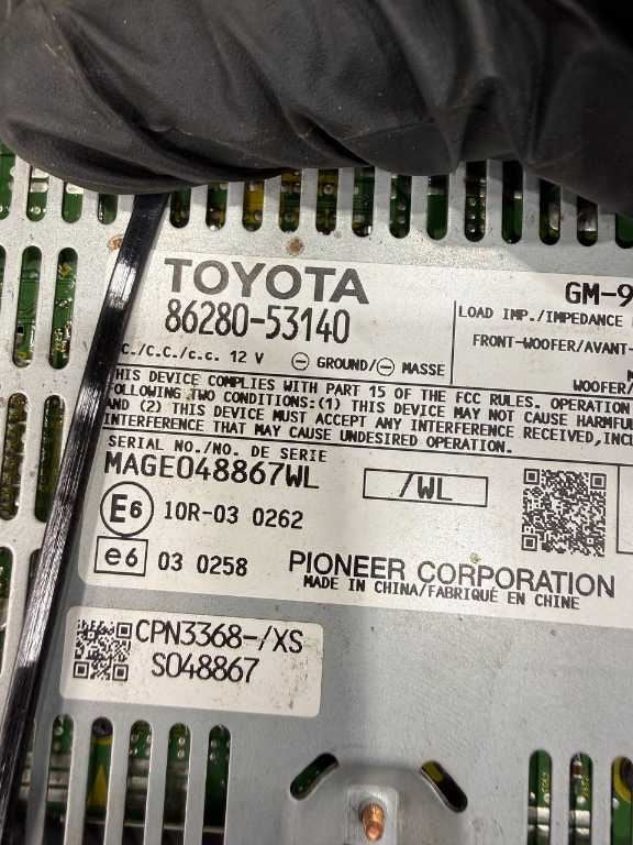 2010-2013 Lexus IS250 Pioneer Audio Radio Amplifier Amp 86280-53140 OEM - Alshned Auto Parts