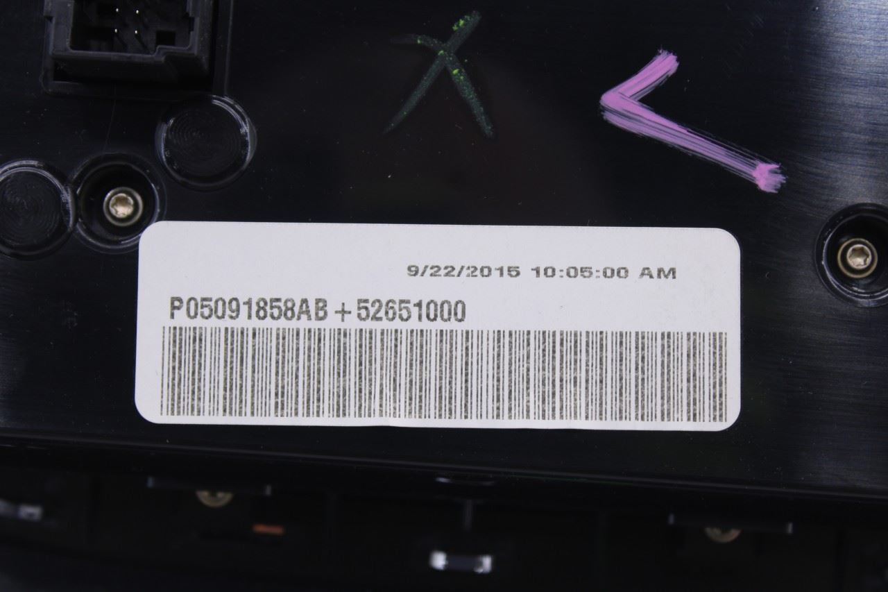 2014-2015 Dodge Durango SXT AC Heater Temperature Climate Control 05091858AB OEM - Alshned Auto Parts