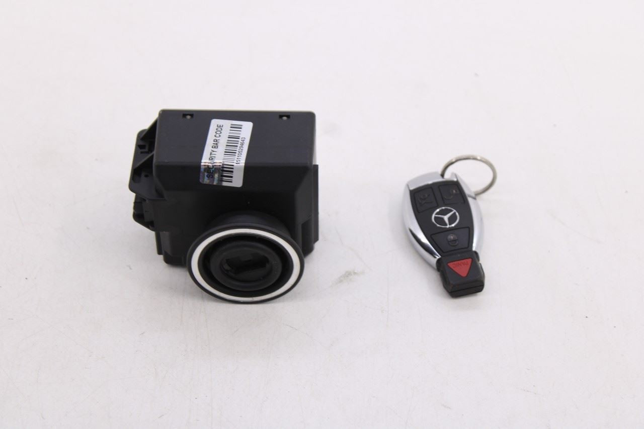 2010-13 Mercedes-Benz E350 Ignition Lock Cylinder Switch w/ Fob Key Transmitter0