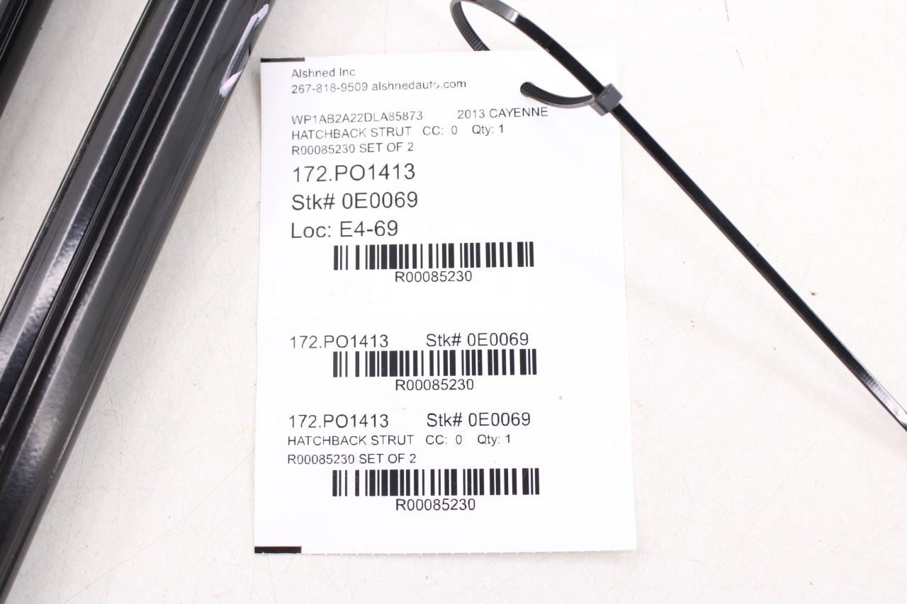 11-14 Porsche Cayenne S Rear Right and Left Trunk Liftgate Lift Cylinder Strut12