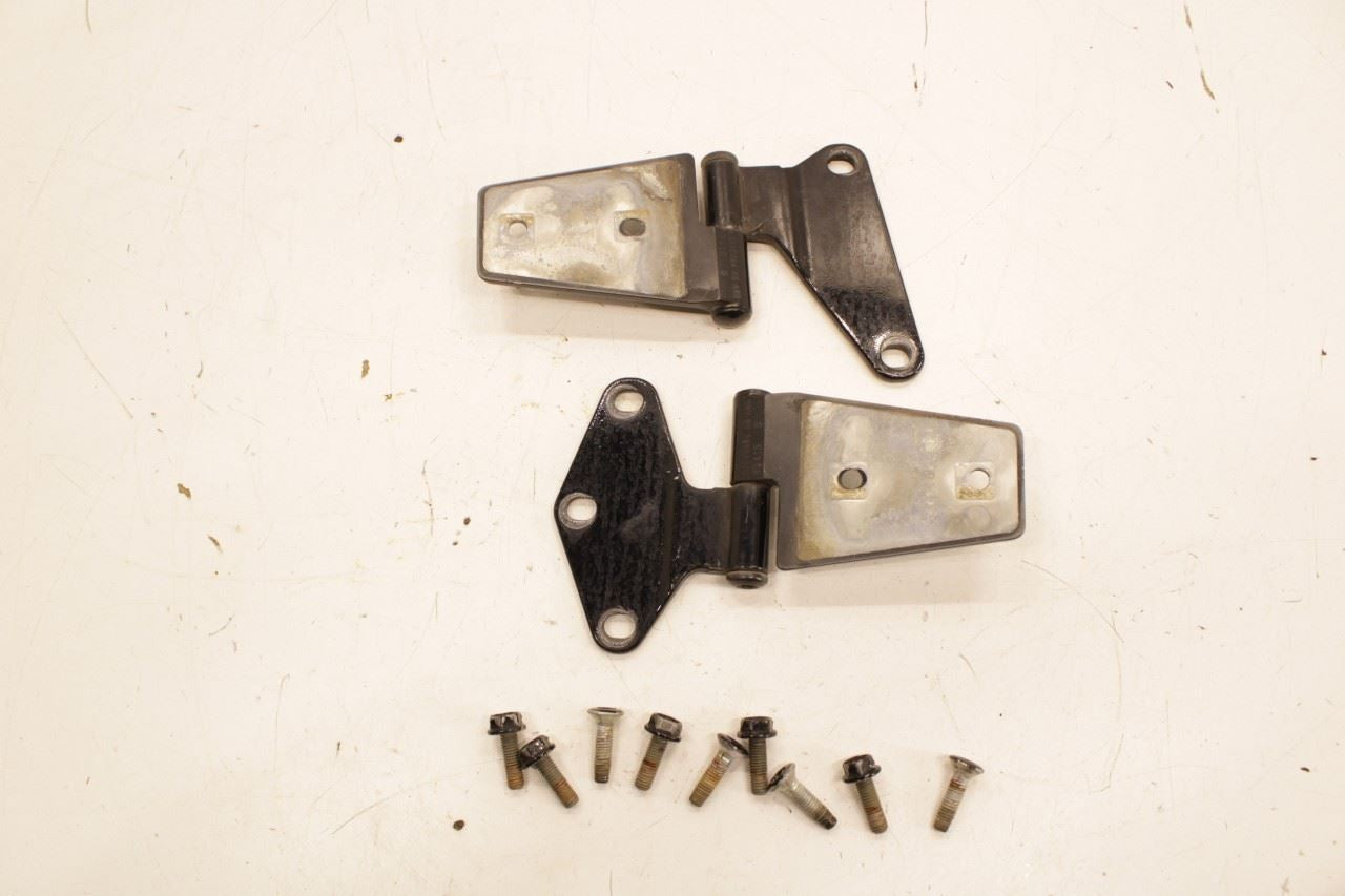2007-18 Jeep Wrangler Sport 2dr Front Right Side Door Hinge Upper and Lower Pair - Alshned Auto Parts