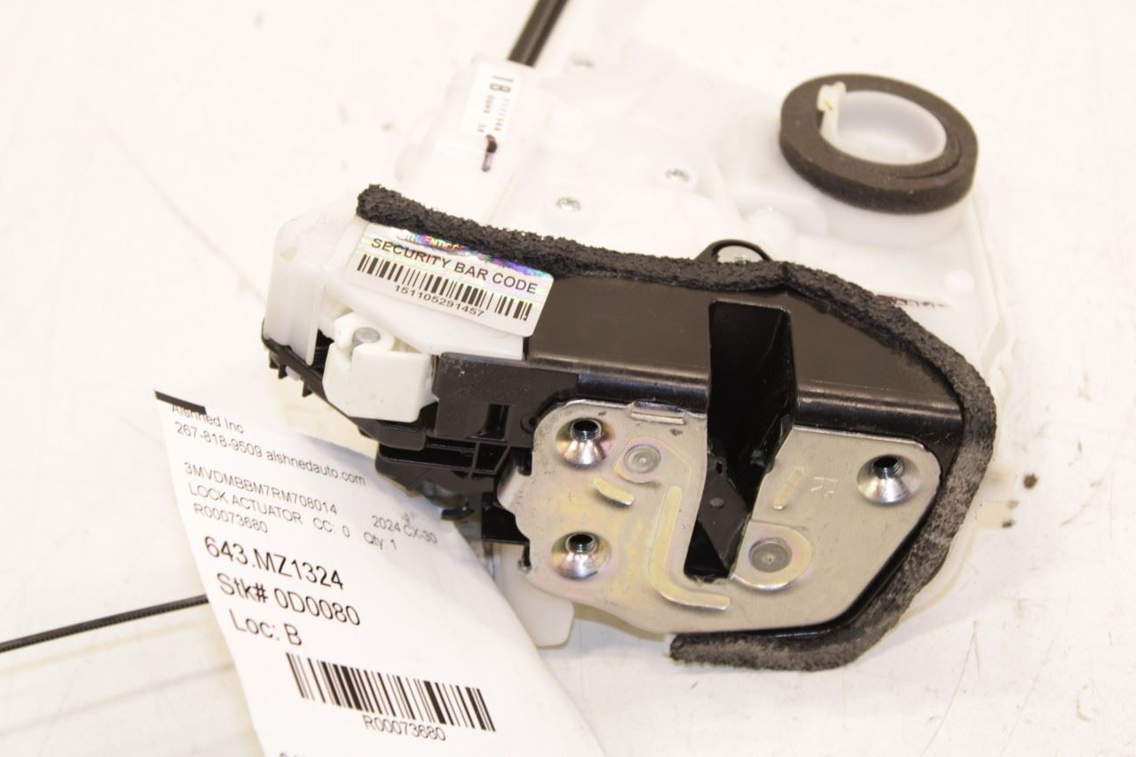 2020-2025 Mazda CX-30 2.5 S Front Right Door Lock Latch Actuator DGH9-58-310B - Alshned Auto Parts
