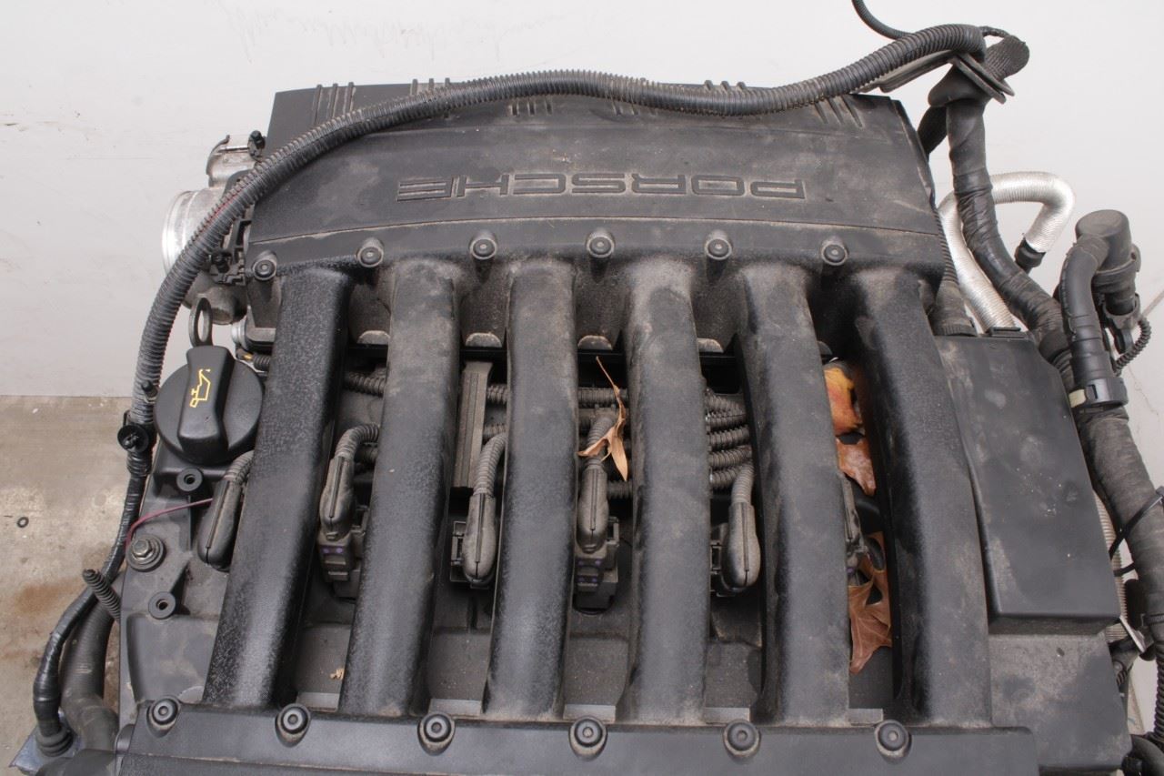 13-14 Porsche Cayenne Platinum 3.6L Gasoline AT Engine Motor VIN A 5th digit 86K - Alshned Auto Parts