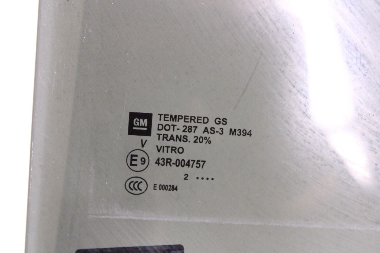 2019-2024 Chevrolet Silverado LT-L Rear Left Side Door Window Glass 85013703 OEM - Alshned Auto Parts