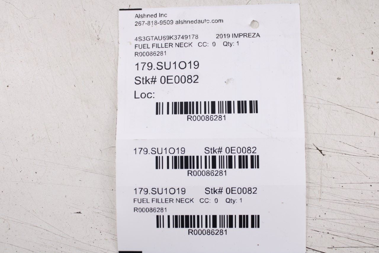2017-2023 Subaru Impreza 2.0i Limited Fuel Filler Neck Hose Tube Pipe 42066FL04A11