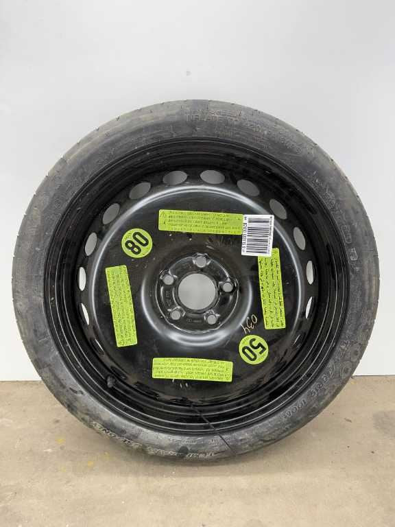 2010-2016 Audi S4 Premium Plus Steel Spare Wheel Tire T125/70R19 100M R19x4 - Alshned Auto Parts