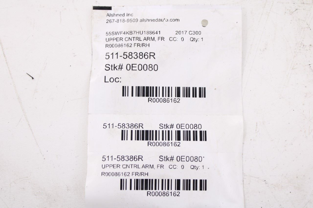 2015-2023 Mercedes-Benz C300 4Matic Front Right Upper Control Arm 2053305601 OEM12