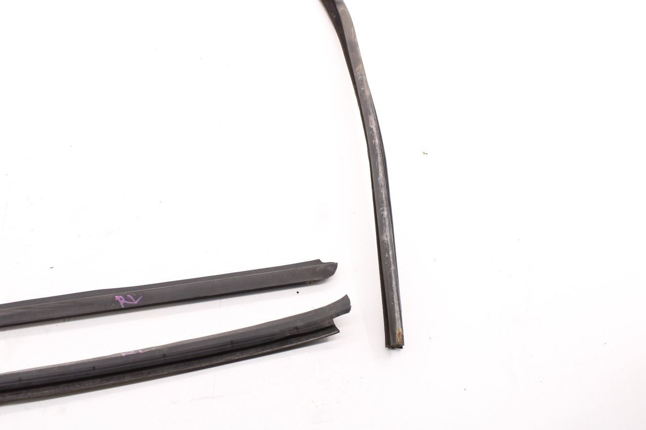 99-16 Ford F-250 Crew Cab Lariat Rear Left Door Run Channel w/ Weatherstrip Set - Alshned Auto Parts