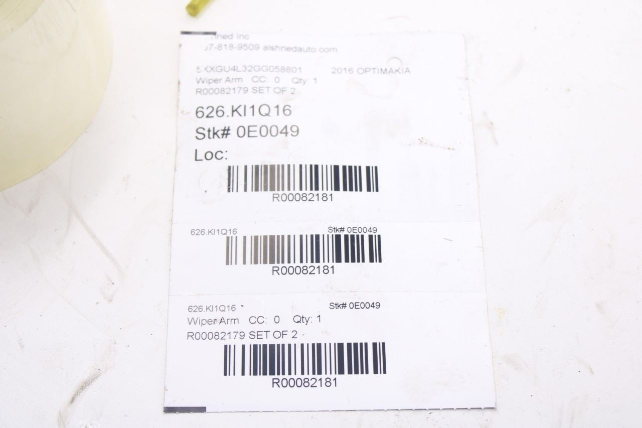 2016-2020 KIA Optima EX Front Left and Right Windshield Wiper Arm 98311D4000 OEM - Alshned Auto Parts