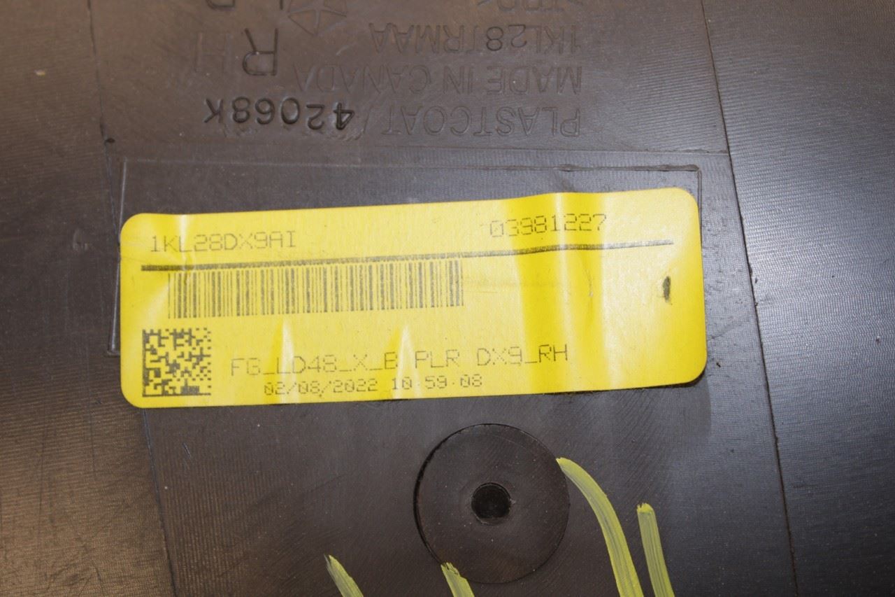 11-23 Dodge Charger GT AWD Right Passenger Side Center B-Pillar Trim Panel Cover - Alshned Auto Parts