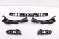 11-14 Porsche Cayenne S Rear Bumper Center and RH LH Side Support Mount Brackets6