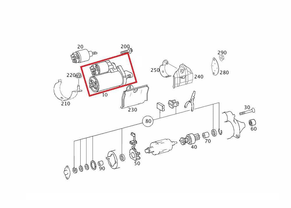 2006-2009 Mercedes-Benz CLK 350 3.5L Engine Starter Motor 0061515901 OEM - Alshned Auto Parts