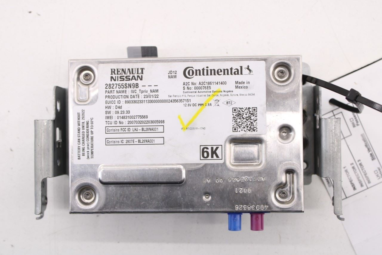 2022-2025 Infiniti QX50 LUXE Telematics Communication Control Module 28275-5SN9B - Alshned Auto Parts