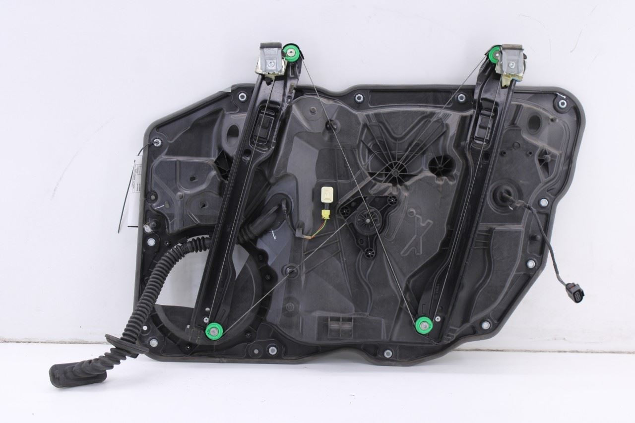 11-18 Porsche Cayenne S FR LH Door Window Regulator w/ Carrier and Motor *ReaD*6