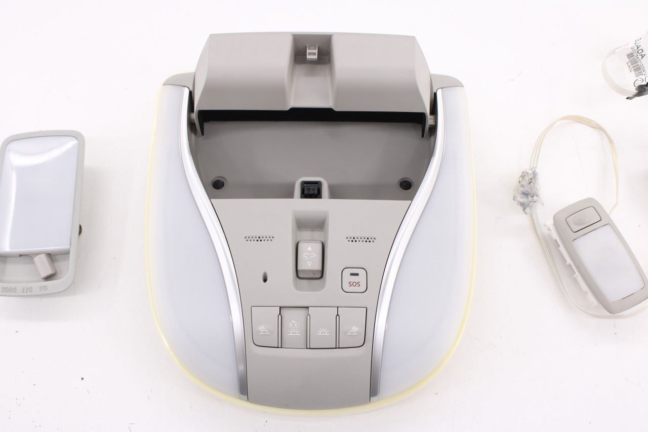 16-20 Infiniti QX60 Inner Front and Rear Roof Overhead Console Dome Light Lamp4