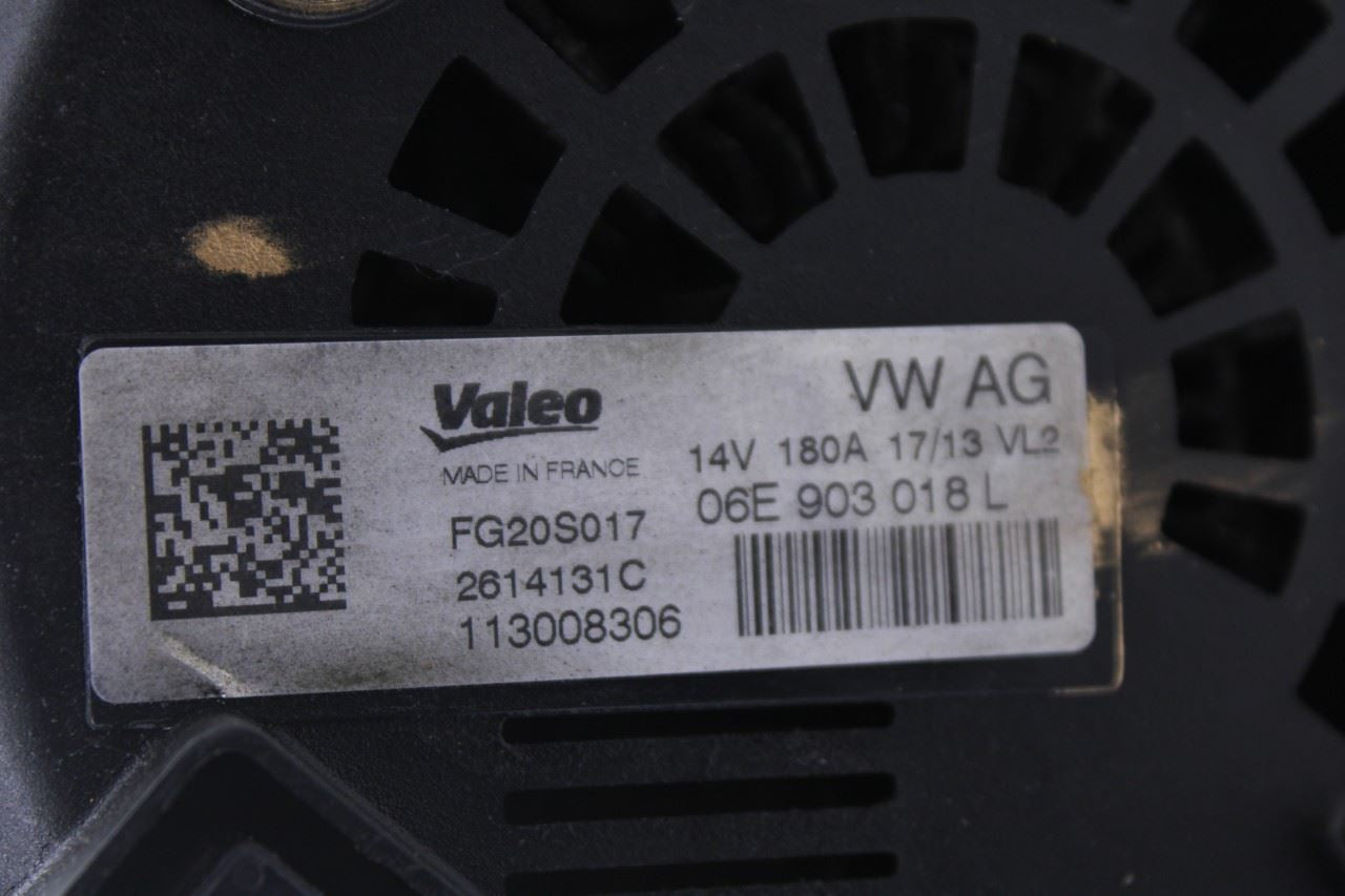 2013-2016 Audi S4 Premium Plus 3.0L Alternator Generator 14V 180A 06E903018L OEM - Alshned Auto Parts