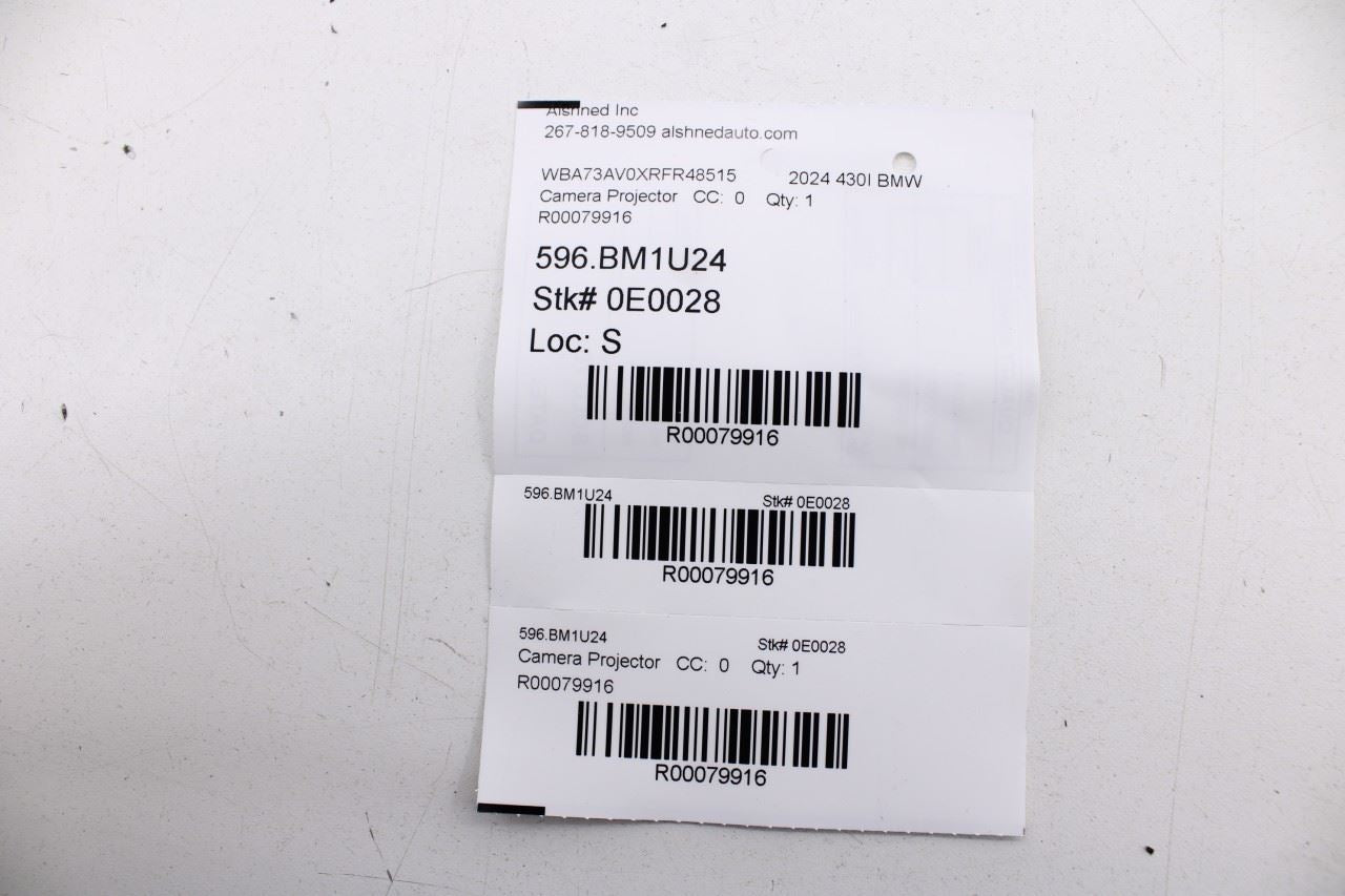 2024-2025 BMW 430i Gran Coupe xDrive Front Windshield Lane Keep Assist Camera - Alshned Auto Parts