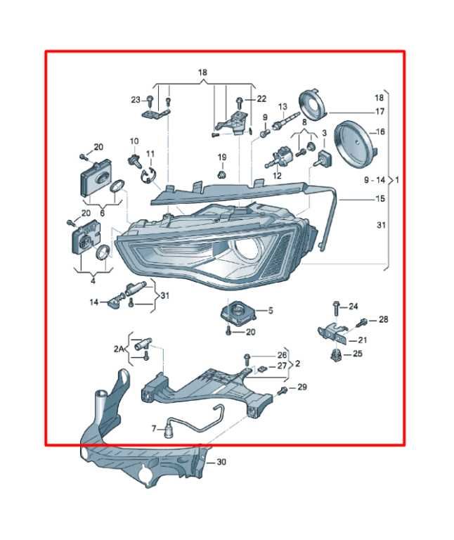 13-16 Audi S4 Premium Plus AWD Front Right Side Xenon HID Headlight Lamp *ReaD* - Alshned Auto Parts