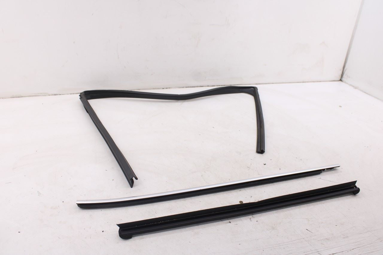 2019-25 Infiniti QX50 Essential Front Left Door Glass Run Channel Trim Belt Set - Alshned Auto Parts