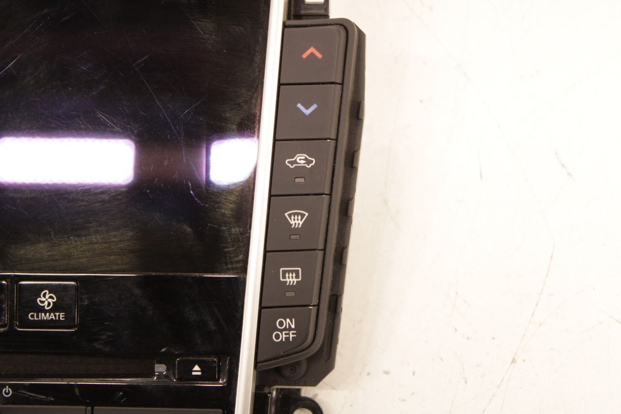 2015-2019 Infiniti Q50 Premium Radio Faceplate Climate Control Panel w/ Display - Alshned Auto Parts